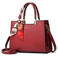 thumbnail image 3 of YOUSNH Sac pour Femme Sac Bandoulière Sac à Main Mode Sac Messager Rouge, 3 of 6
