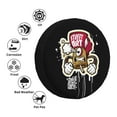 thumbnail image 5 of XMXY Graffiti Cartoon Character Street Art Spare Tire Cover, Universal Waterproof Cover for Jeep RV Tire Wheel Protection, 17 inch, 5 of 8