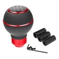 thumbnail image 2 of Pomo de palanca de cambios automotriz Perfecl 5 velocidades rojo, 2 of 8