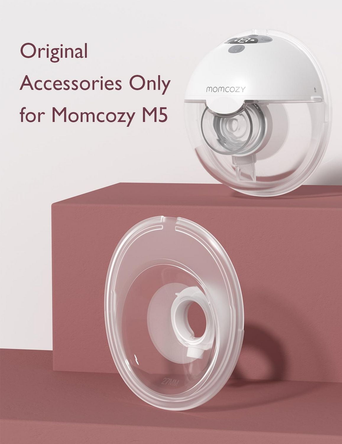 Momcozy 27mm Flange for M5 Breast Pump Replacement Accessories