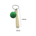 thumbnail image 2 of Baseball Softball Keychain Set PU Leather Sport Keyring Accessories, 2 of 3