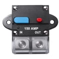 thumbnail image 1 of 150A Car Resettable Circuit Breaker Self recovery Fuse Manual Reset Button Circuit Breaker Fuse Car Accessories (Black), 1 of 8
