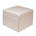thumbnail image 3 of My Texas House Alamo Skirted Ottoman, Taupe Fabric, 3 of 8