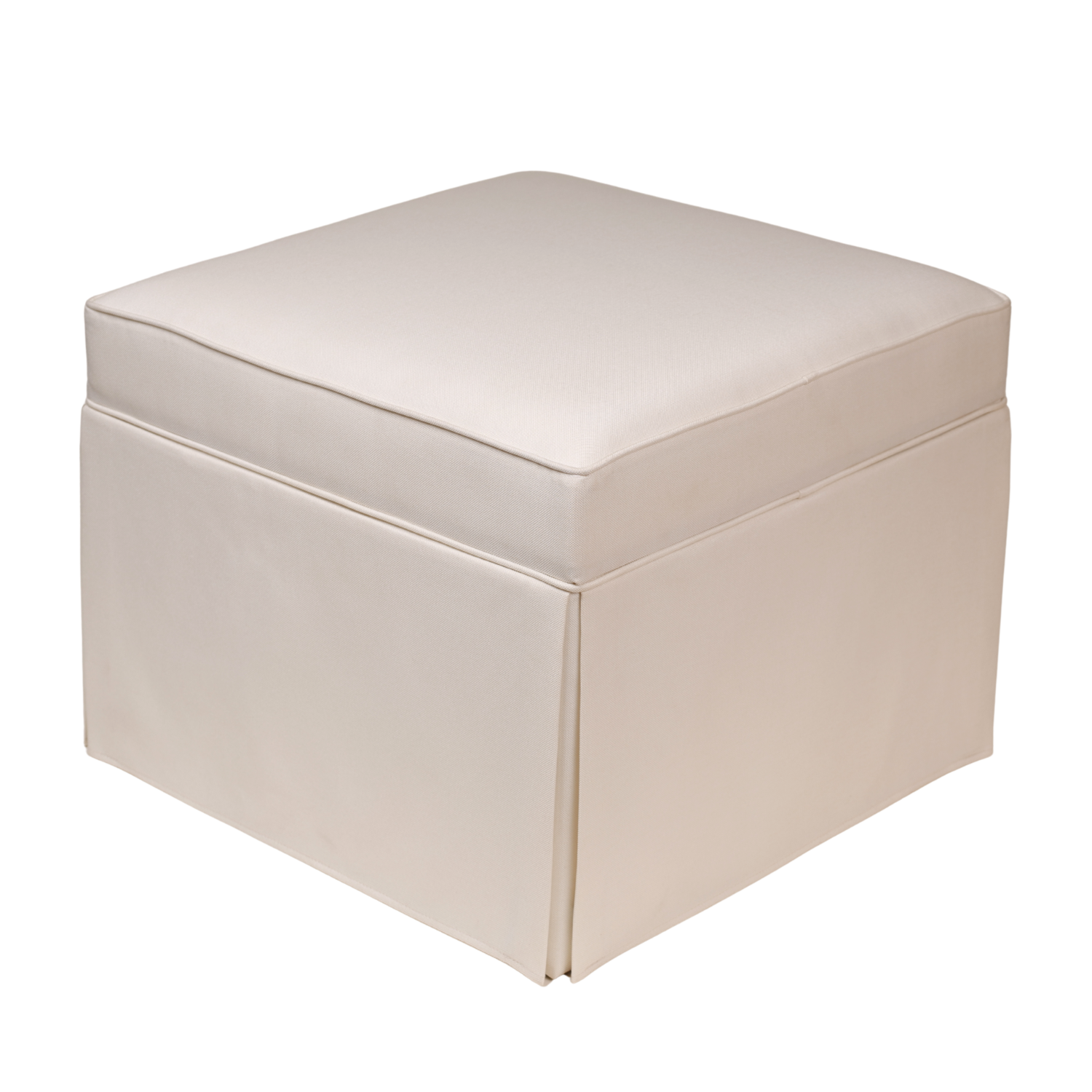 My Texas House Alamo Skirted Ottoman, Taupe photo 2