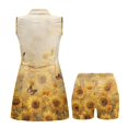 thumbnail image 5 of COEQINE Sunflower and Butterfly Print Women's Tennis Dress with Shorts 2 Pockets Sleeveless Quick Dry 2 Pieces Sports Dresses Lightweight Breathable Golf Outfits, XS, 5 of 7