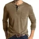 thumbnail image 1 of Camiseta Henley Casual Para Hombre Playera De Solapa Frontal, 1 of 6