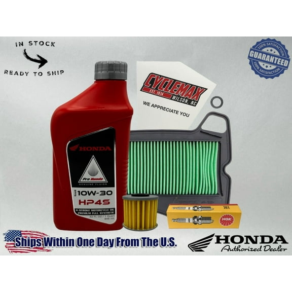 Cyclemax Full Synthetic HP4s Tune-Up Kit fits 2019-2024 Honda Super Cub C125