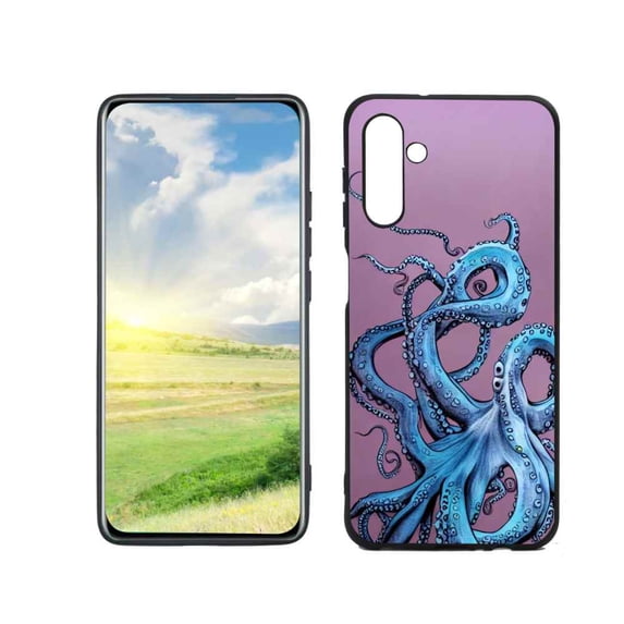 Octopus-256 Phone Case, Degined for Samsung Galaxy A13 5G Case Men Women, Flexible Silicone Shockproof Case for Samsung Galaxy A13 5G