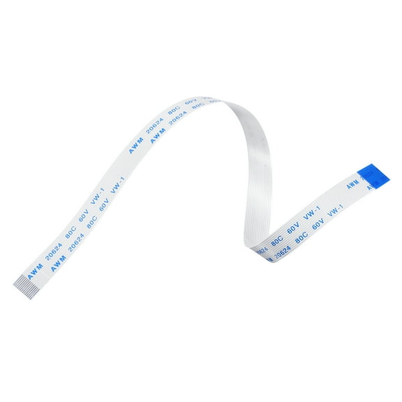 Uxcell FFC Ribbon Flat Flexible Cable 14 Pin 0.5mm 200mm (B Type) for LCD Laptop 5 Pack