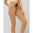 thumbnail image 4 of Conceited Women's Lily Ultra Soft High Waist Capri Jogger Sweatpants with Pockets, 4 of 6