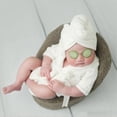 thumbnail image 3 of Newborn Bathrobe Pure Cotton Thickened Baby Photo Bathing Suits Photo Garment (White Suitable for 3-6 Month Baby), 3 of 3