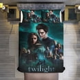 thumbnail image 7 of Twilight 3-Piece Bedding Set Soft Warm And Comfortable Soft Bed Set with 1 Duvet Cover And 2 Pillowcases for Bedroom, 7 of 7