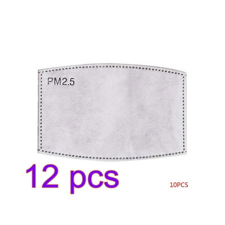 

Mouth Covers Filter Anti Mouth Guard 5-layer Inserts Activated Carbon Filters 120pcs