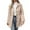 Beige-women peacoat, variant on Ladies Peacoats - Notched Lapel Collar Casual Trench Coats Long Sleeve Outerwear Overcoat Green,XXL