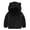 Black, variant on YDFCWXW Winter Warm Hooded Fleece Jacket Teddy Coat for Toddler Boys Girls, Zip-up Ear Sweater Solid Color Cozy Outwear (Black, 6-12 Months)