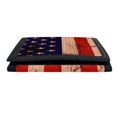 thumbnail image 5 of FUIALDOLG Kids Trifold Wallet Vintage American Flag Theme Slim Children's Wallet for Sports, Polyester Washable Trifold Card Wallet, 5 of 6
