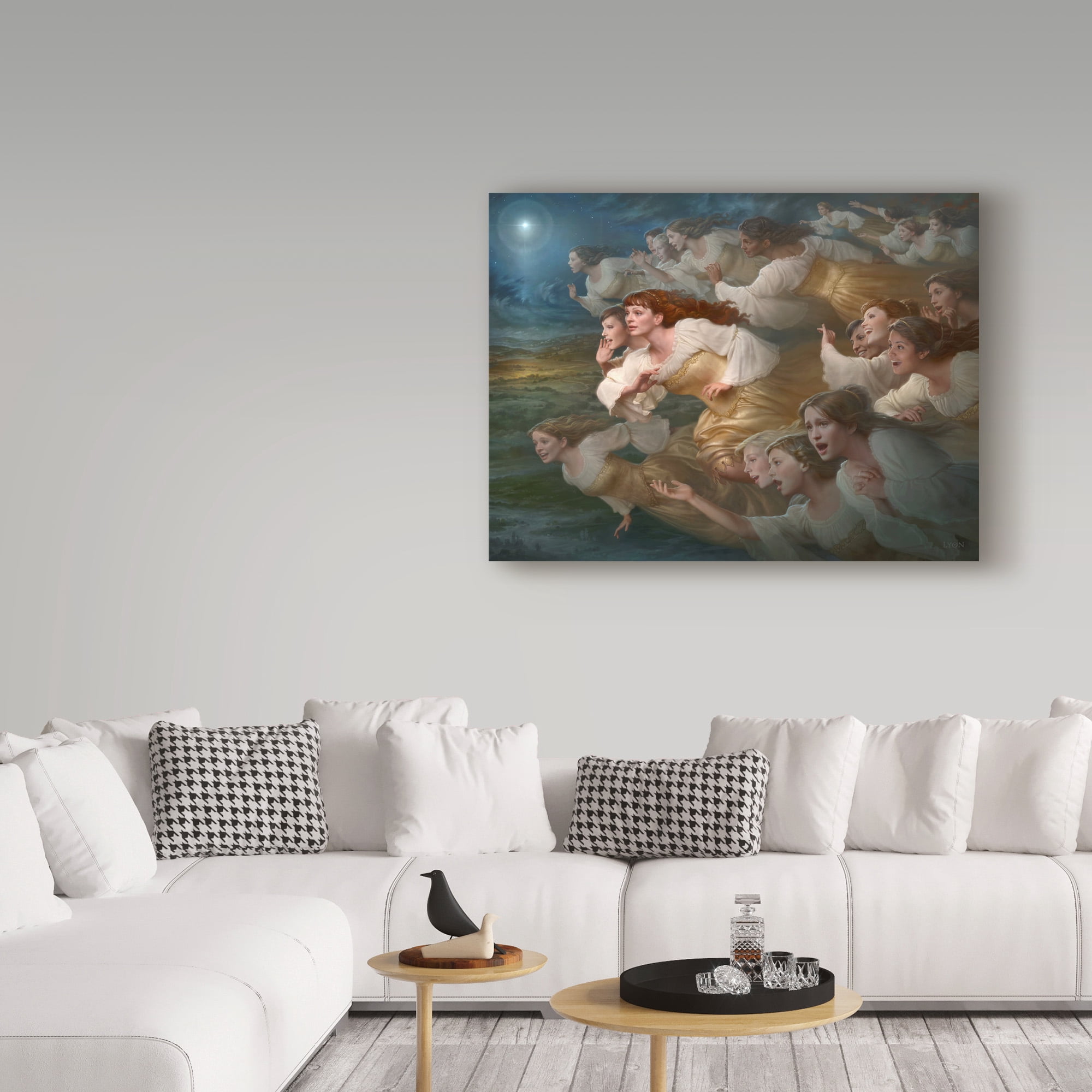 Trademark Fine Art 'The Herald Angels' Canvas Art by Howard Lyon