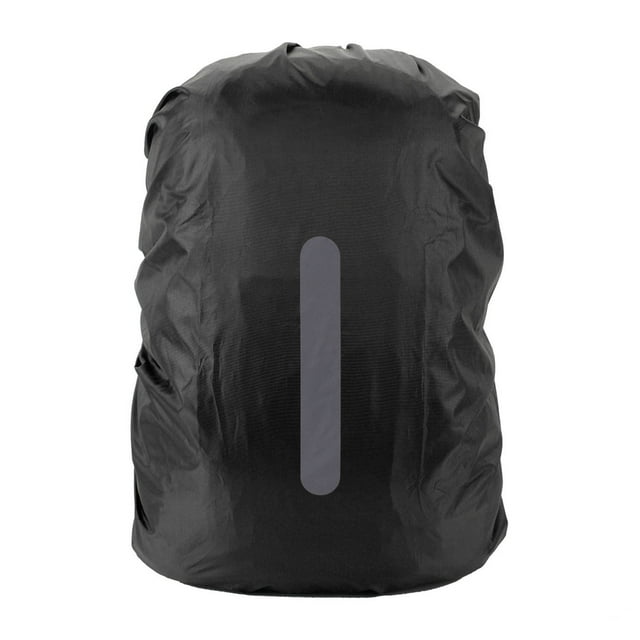 Backpack Cover, High Visibility Reflective Backpack Cover Practical Light Weight Waterproof for Fishing Black,OD Green
