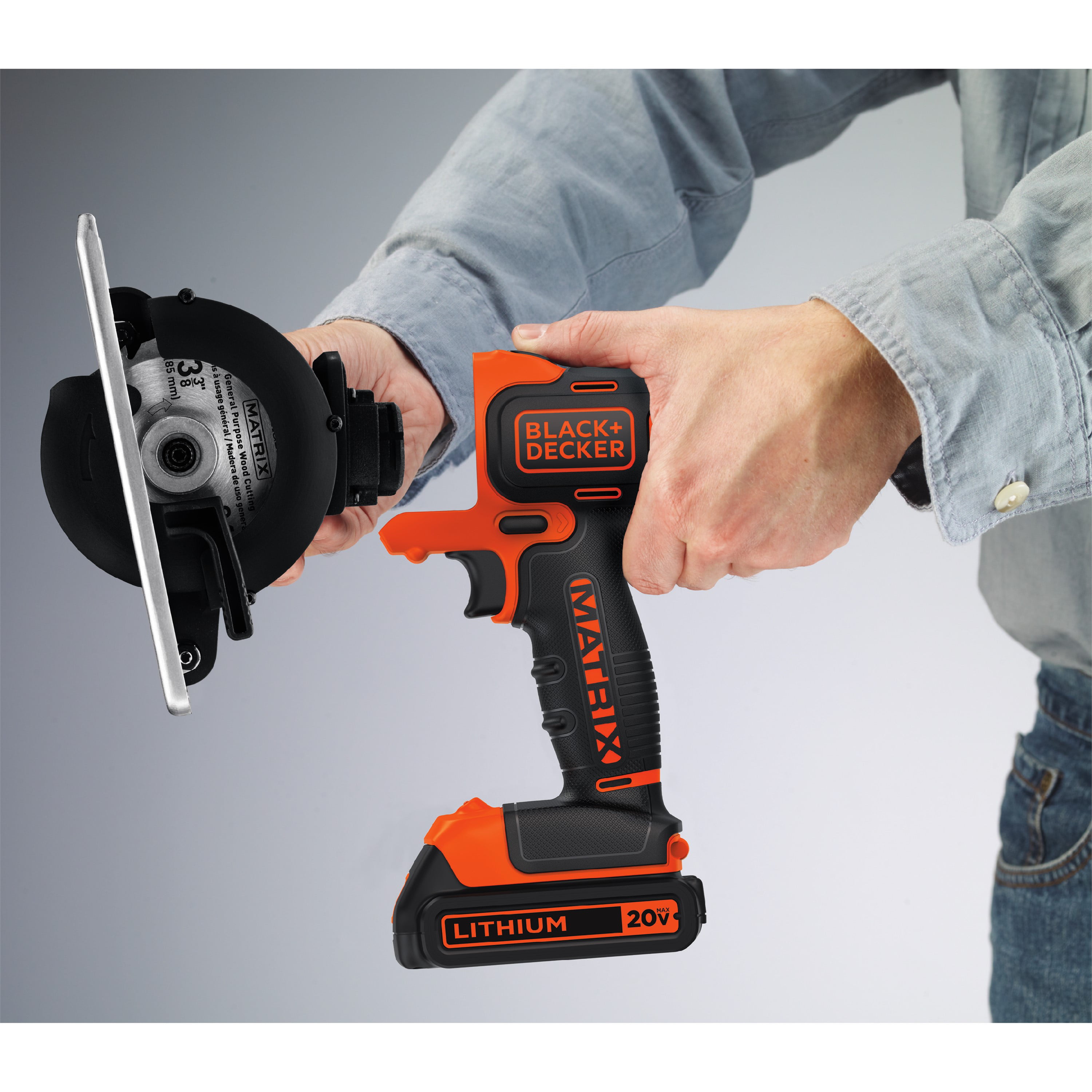 Stanley Black & Decker - Drill, saw, sand with one Black & Decker Matrix  Quick Connect System drill and its interchangeable attachments, you can do  it all