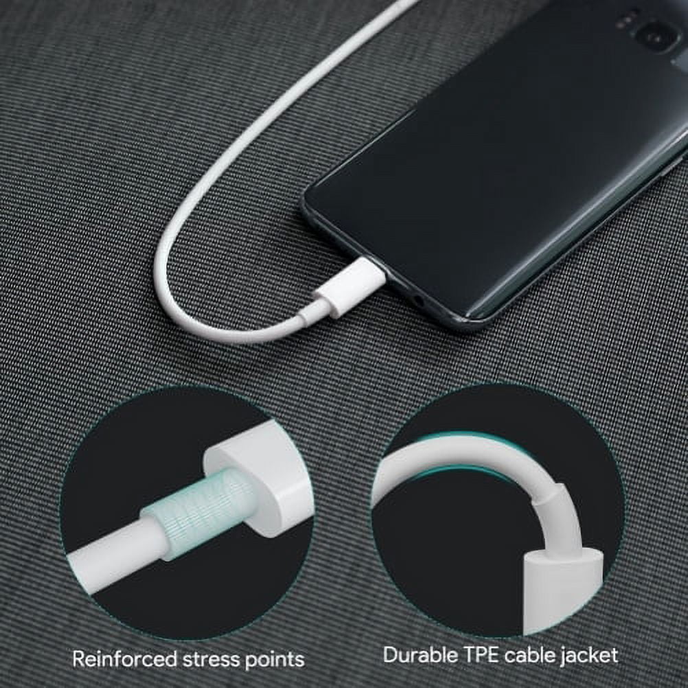 PD Type-C 18W Fast Home Charger for Samsung Galaxy A55/A35/A25 5G - 6ft USB-C Cable Quick Power Adapter Travel