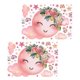 thumbnail image 2 of Removable Kids Stickers For Nursery Playroom 42x30cm Multi Peel And Stick 2Pcs, 2 of 3