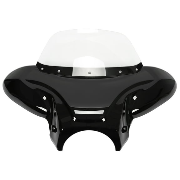 Kojem 37" Universal Motorcycle Cruiser Fairing Batwing Bat Wing w/Clear Windshield 37" Wide and 24" Tall