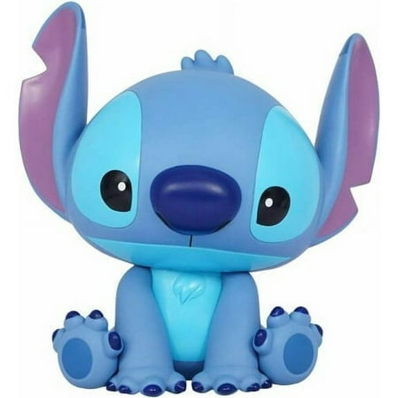 Stitch 10" Molded PVC Plastic Figure Coin Bank Piggy Bank Disney Lilo & Stitch