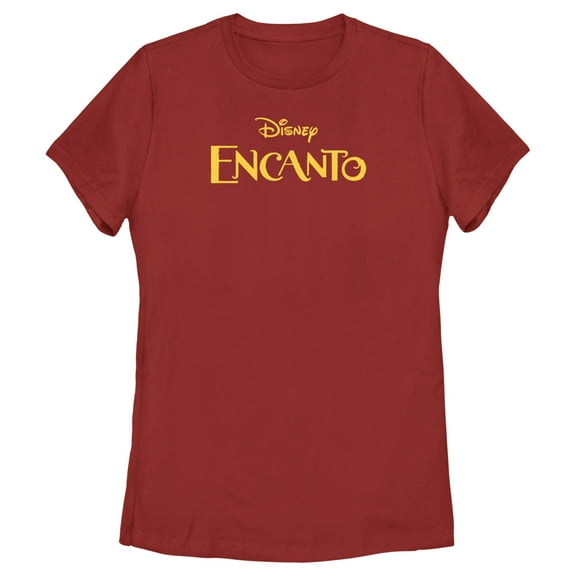 Women's Encanto Classic Logo Graphic Tee Red 2X Large