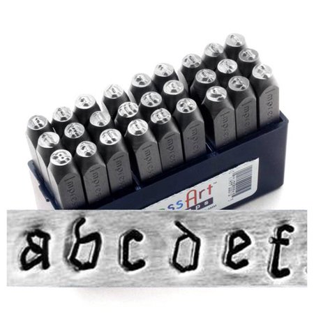 - Impress Art 27-Piece Lowercase Alphabet Stamp Set