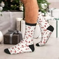 thumbnail image 7 of KLL Lips Kiss Print Cool Socks Men's Women's Crew Socks Funny Crazy Novelty Stockings, 7 of 7