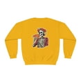 thumbnail image 3 of Dia de los Muertos Skeleton Enjoying Pizza - Unisex Sweatshirt, 3 of 4