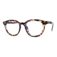 thumbnail image 3 of Lunettes d'Ordinateur Filtre Lumière Bleue à Monture Ronde Hipster Tortue, 3 of 4
