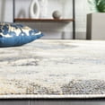 thumbnail image 4 of SAFAVIEH Pyramid Luis Abstract Area Rug, Grey/Navy Gold, 6'7" x 6'7" Square, 4 of 7