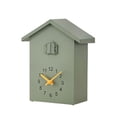thumbnail image 1 of Reloj De Pared De Cuco Voces De Pájaros Naturales Reloj De Péndulo Con Casa De Pájaros Para Arte De Pared Hogar Sala De Estar Cocina Oficina Decoración Verde Blanco Azul Minnieouse HA027977-03, 1 of 6