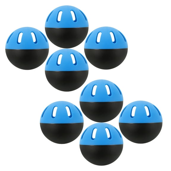 AURARMLET Set of 8 Perforated Soft Baseballs Designed for Skill Development Indoors and Outdoors