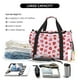 thumbnail image 5 of Disketp Hand Drawn Strawberry Bolsa de Viaje Tipo Duffle, Bolso de Mano para Fin de Semana para Mujer, Bolsa de Gimnasio Ligera para Hombre, Esencial para Viajes, 5 of 7