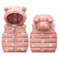 thumbnail image 3 of Bullpiano Kids Toddler Outerwear Boys and Toddlers Vests Outerwear Lightweight Winter Coats Hoods, 3 of 4