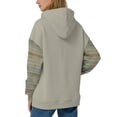 thumbnail image 4 of Innerwin Pull à Manches Longues pour Femmes, Sweat à Capuche en Polaire Imprimé Floral Décontracté Style-A TG, 4 of 6