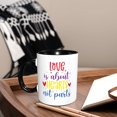 thumbnail image 4 of Pride Day Lgbt Gay Peace Love Coffee Mug Funny Novelty Ceramic Tea Cup Microwave Safe 11oz Office And Home Ideal Cup For Men Women, 4 of 8