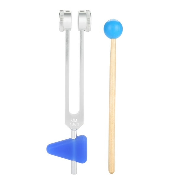 Dioche Diapasones, Kit De Instrumentos De Diapasón De aleación De Aluminio De 136,1 Hz Para Accesorios De Sanación De Sonido, Yoga Y Meditación