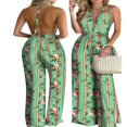 thumbnail image 5 of Combinaison à Imprimé Floral pour Femmes Casual Confortable Été Sans Manches, 5 of 5