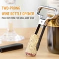 thumbnail image 4 of Amdohai 4pcs Two-Prong Cork Puller with Cover Wine Opener Bottle Opener Stainless Steel Corkscrew for Vintage Bottle, 4 of 8