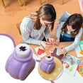 thumbnail image 6 of 6pcs Paper Punch, Mini Purple Shape Hole Puncher for DIY Scrapbooking, Cardboard, 6 of 7
