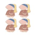 thumbnail image 1 of Guardián De Agujas, 4 Piezas Presente Needle Minder Girl Design Decoración Del Hogar Para Costura, 1 of 7