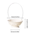 thumbnail image 3 of DefiDgd Detachable Hanging Plastic Planter Pot with Handle,Flower Pots Baskets Hanging Nursery Planter Holder for Outdoor Indoor Balcony Garden Decoration(Style A,Small), 3 of 6