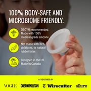 Flex Reusable Period Disc, Zero-Waste Menstrual Disc, Body-Safe & Non-Toxic, 12-Hour Wear, 1 Count