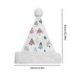 thumbnail image 3 of Christmas Santa Hat Glitter Santa Hat Cute Plush Hat for Christmas and Holiday Party Props, 3 of 8