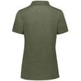 thumbnail image 2 of Holloway Sportswear XS Womens Repreve®  Eco Polo Olive Heather 222775, 2 of 5
