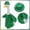 #-【Green | 1x Goose Outfit + 1x Hat】, variant on Tricolor Sequined Pet Clothes - Outdoor Garden Dog Cat Costume Matching Sequined Hat Included Party Outfit for Dog Cat Festive, Green, JASKFLY