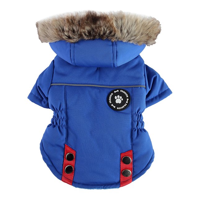 Xmarks Dog Down Jacket Hoodie Coat Winter Waterproof, Warm Dog Clothes Clothing Thick Padded for